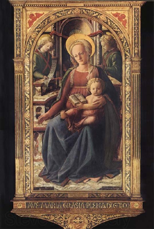 Fra Filippo Lippi Madonna and child Spain oil painting art